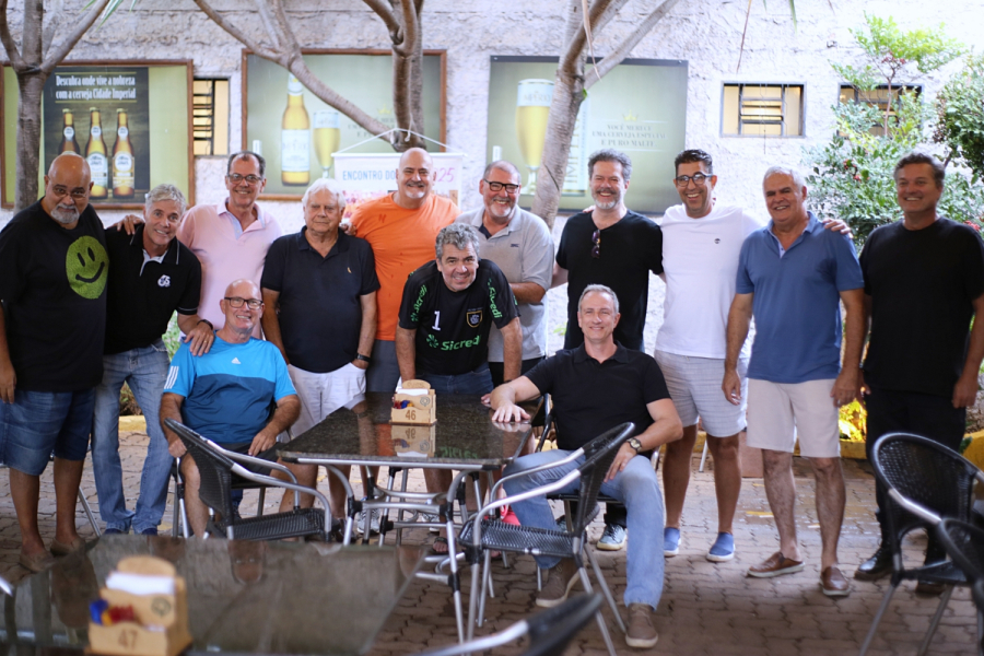 Encontro da velha guarda do vôlei araraquarense