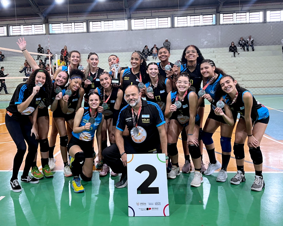 Vôlei feminino de Araraquara é vice-campeão dos Joguinhos