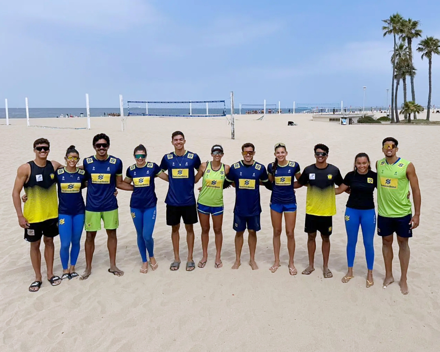 Base do vôlei de praia faz intercâmbio nos Estados Unidos